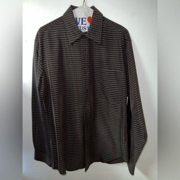 Haggar button down collared long sleeve size medium - Picture 1 of 4